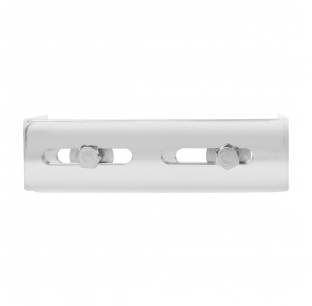 Chrome Adjustable C.B. Bracket - Durable, Versatile, and Easy to Install