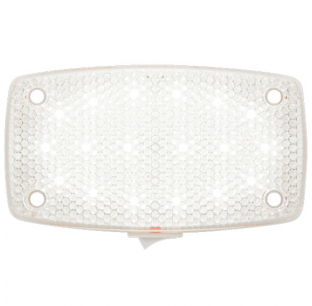 18 LED Interior Dome Light with On/Off Switch and 3 Wire Connection for Vehicles