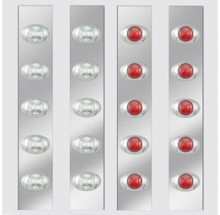 Western Star Constellation 1996+ Rear Air Cleaner P3 Light Boxes