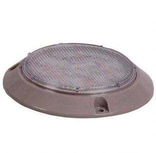 5.5 Inch LED Interior Dome Light, 18/27 LEDs, 325/450 Lumens, 12.8VDC, Low Amp Draw, Polycarbonate Lens, Fits Most Models, Maxxima, 5 Year Warranty