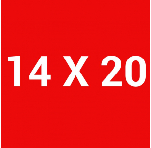 Red Striped Pillow Cover MC-108329, 14x20 Inch, Red Stripes