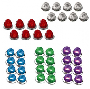 Mini Watermelon Hero LED Light 8 Pack - Bright, Fun, and Compact Lighting Solution