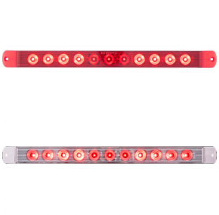 17 Inch 11 LED Red Stop, Turn, Tail Light - Universal Fit