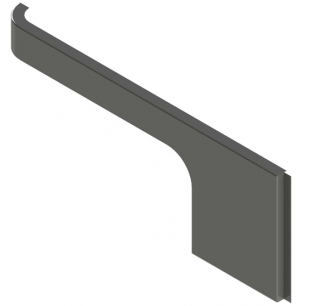 Upgrade your Peterbilt 379 with durable fiberglass cab panels, featuring a 2.5-inch deep bottom lip for down glow lights. Available in 6 and 8 heights.