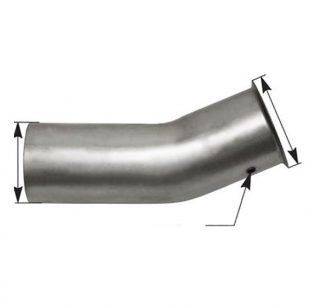 TPHD 5-Inch Steel Turbo Exhaust Pipe for Kenworth T600/T800/W900 with CAT Engine