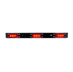 17 Inch Red LED Light Bar for Identification - High Visibility and Durable