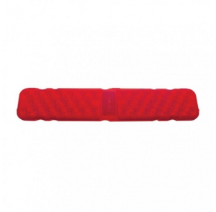 Red 40 LED Rectangular S/T/T Light with Red Lens